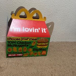 CACTUS PLANT FLEA MARKET X MCDONALD’S BIRDIE COME WITH THE BOX TWO AND THE TOY